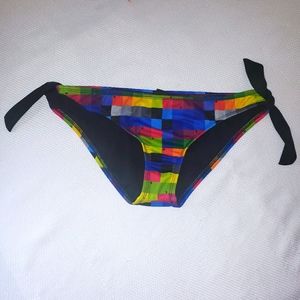 Hurley bikini bottom multi bright colors